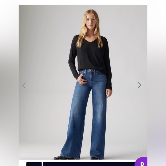 Levi’s Shaping Wide Leg Jeans 26 - Picture 7 of 7